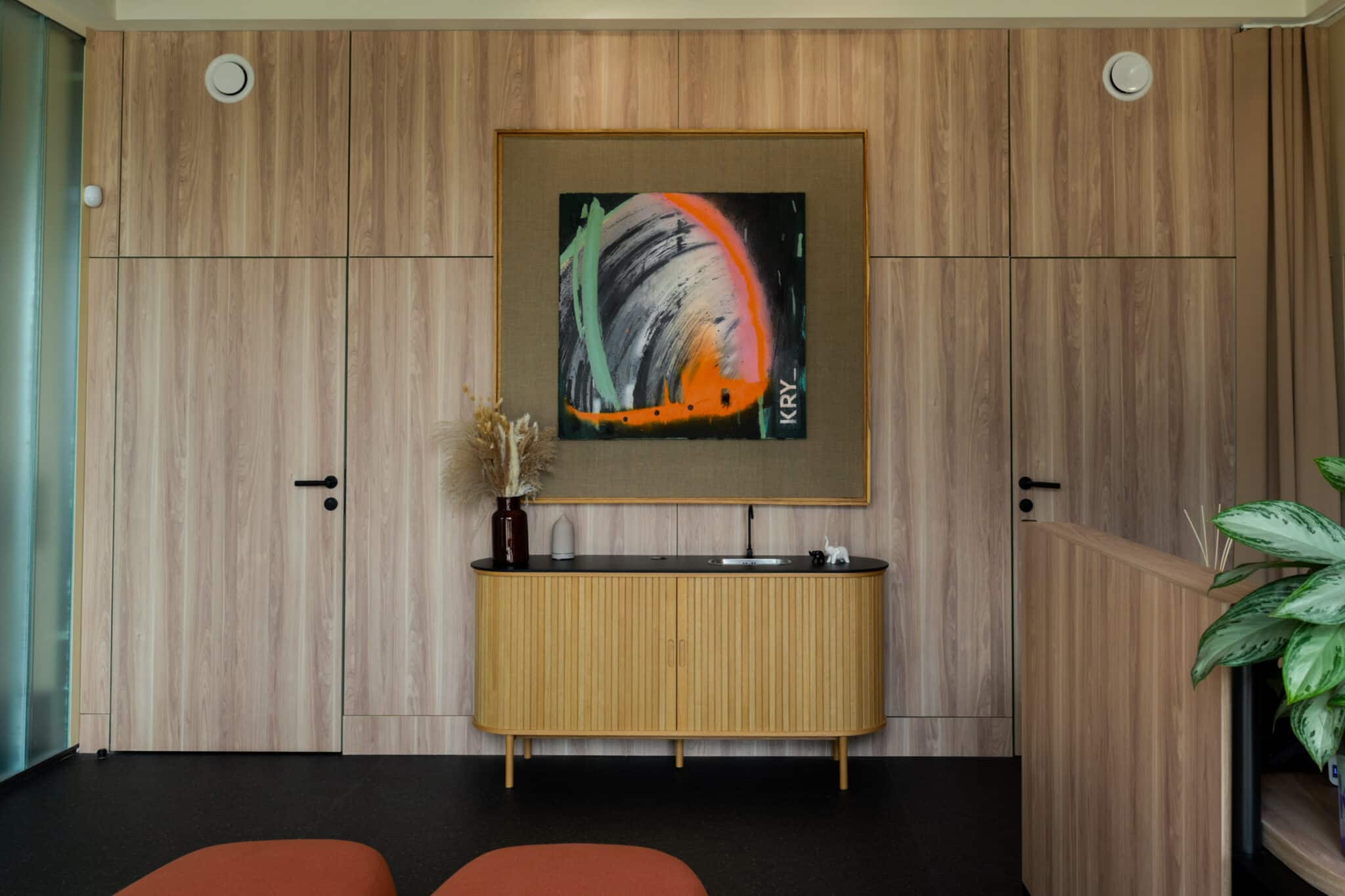 Recepcja Centrum fizjoterapeutyczne we Wrocławiu studio treningowe